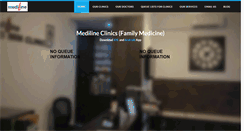 Desktop Screenshot of medilineclinics.com